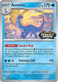 Aurorus (Perfect Order Stamped)