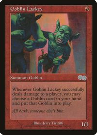 Goblin Wizard - The Dark - Magic: The Gathering
