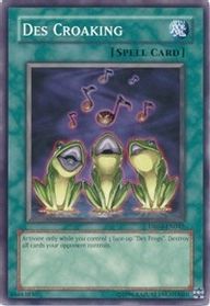 Mint D.3.S Frog Near Mint Condition YUGIOH Card 