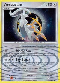 Arceus LV.X - Platinum Arceus Pokémon card 94/99