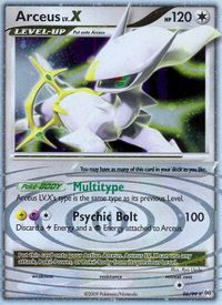 Arceus LV. X Pokemon 2009 Arceus #94 Holo