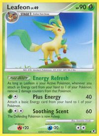 Eevee - Platinum - Rising Rivals #59 Pokemon Card