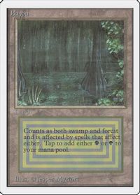 Bayou - Revised Edition (Foreign White Border) - Magic: The Gathering