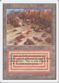 Badlands - Revised Edition - Magic: The Gathering