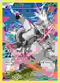 FULL ART Reshiram + Zekrom HOLO Pokemon XY74 XY76 Black Star Promo Set - MP
