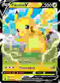 Pikachu V SWSH198 - Ultra Rare Holo Promo Pokemon Card - Near Mint (NM)