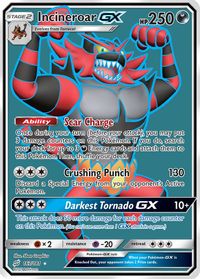 Incineroar GX Full Art PSA grading analytics