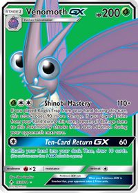 Venomoth GX Full Art PSA grading analytics