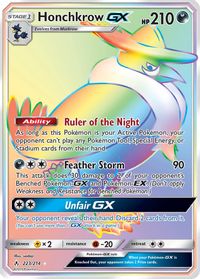Honchkrow GX Secret Full Art PSA grading analytics