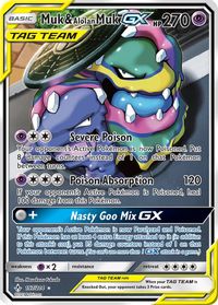Muk & Alolan Muk GX Full Art PSA grading analytics