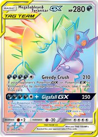 Mega Sableye & Tyranitar GX Secret Full Art PSA grading analytics