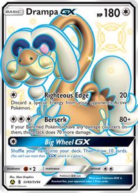 Drampa GX Full Art PSA grading analytics