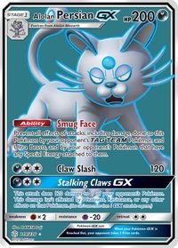 Alolan Persian GX Full Art PSA grading analytics
