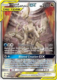 Arceus & Dialga & Palkia GX Full Art PSA grading analytics