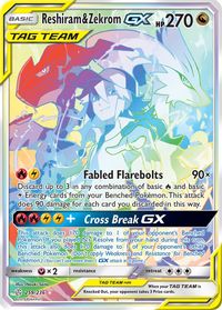 Reshiram & Zekrom GX Secret Full Art PSA grading analytics