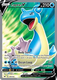 Lapras V Full Art PSA grading analytics