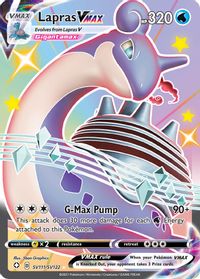 Lapras Vmax Full Art PSA grading analytics