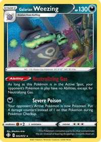 Galarian Weezing-Holo PSA grading analytics