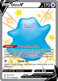 Ditto V Full Art PSA grading analytics