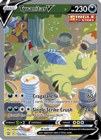 Tyranitar V Full Art PSA grading analytics