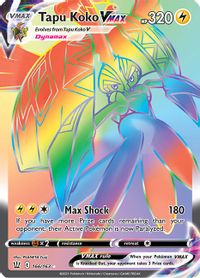 Tapu Koko Vmax Secret Full Art PSA grading analytics