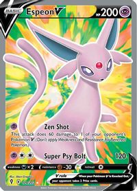 Espeon V Full Art PSA grading analytics