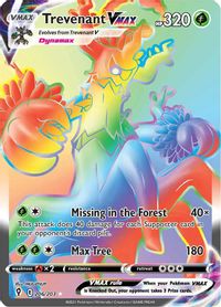 Trevenant Vmax Secret Full Art PSA grading analytics