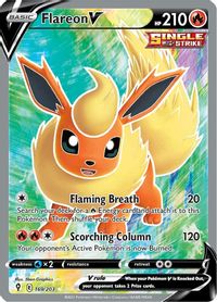 Flareon V Full Art PSA grading analytics