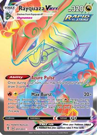 Rayquaza Vmax Secret Full Art PSA grading analytics
