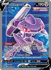 Genesect V Full Art PSA grading analytics