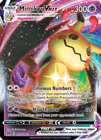 Mimikyu Vmax Full Art PSA grading analytics