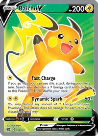Raichu V Full Art PSA grading analytics