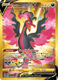 Galarian Moltres V Secret Full Art PSA grading analytics