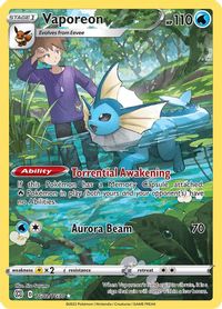 Vaporeon Full Art PSA grading analytics