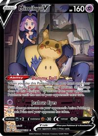 Mimikyu V Full Art PSA grading analytics