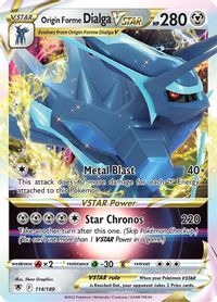 Origin Forme Dialga Vstar PSA grading analytics