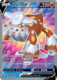 Heatran V Full Art PSA grading analytics