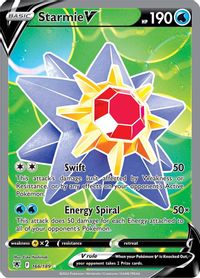 Starmie V Full Art PSA grading analytics