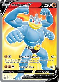 Machamp V Full Art PSA grading analytics