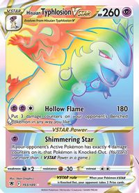 Hisuian Typhlosion Vstar Secret Full Art PSA grading analytics
