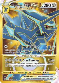 Origin Forme Dialga Vstar Secret Full Art PSA grading analytics