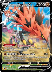 Galarian Zapdos V Full Art PSA grading analytics