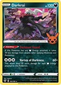 Darkrai-Holo Trick or Trade 2022 PSA grading analytics