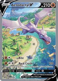 Aerodactyl V Full Art PSA grading analytics