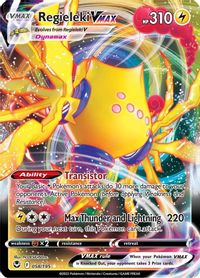 Regieleki Vmax Full Art PSA grading analytics