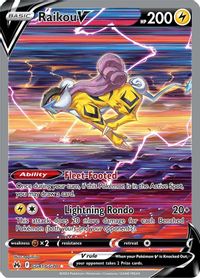 Raikou V Full Art PSA grading analytics