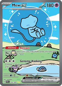 Mew EX Special Illustration Rare PSA grading analytics