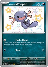 Paldean Wooper Shiny Rare PSA grading analytics