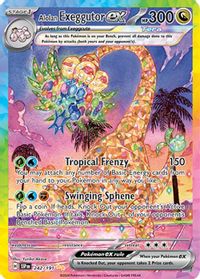 Alolan Exeggutor EX Special Illustration Rare PSA grading analytics
