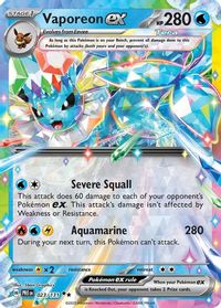 Vaporeon EX PSA grading analytics